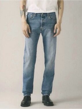 Cuisse de Grenouille Paris Mid-Rise Straight Leg Jeans 32 Diesel Blue Premium